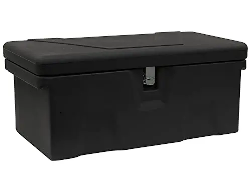 Buyers Products All-Purpose 2.6-Cubic-Foot Utility Chest – Compact Black Storage Box for Tools and Gear