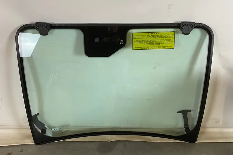 Cadet Adjustable Windshield with Rubber Lining for Club Car Golf Carts