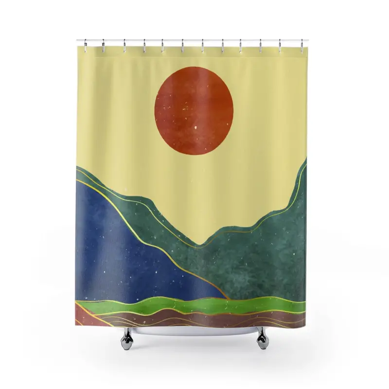 California Sun Shower Curtain