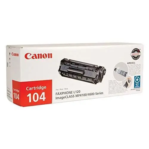 Canon 104 Black Toner Cartridge – Compatible with PIXMA L90, L120, D420, D480 & Select MAXIFY Printers