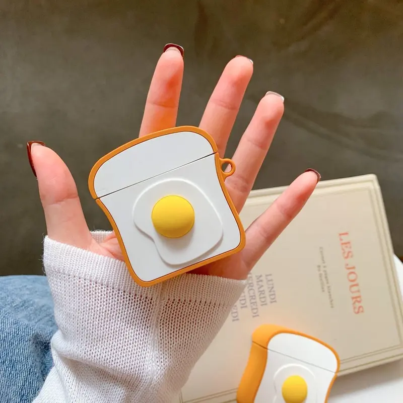 Cartoon-Themed Silicone AirPods Protective Case