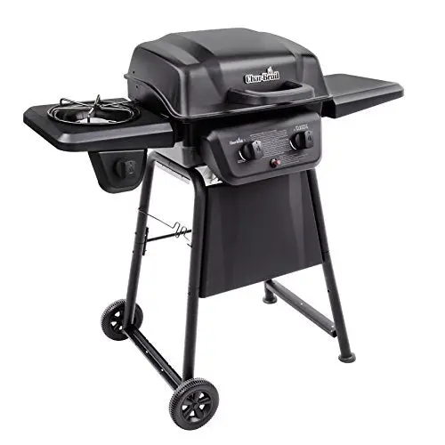 Char-Broil Classic 280 Two-Burner Propane Gas Grill with Side Burner