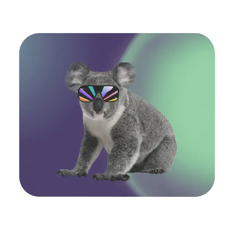 Chill Koala Bear Mouse Pad – Ergonomic Desk Accessory