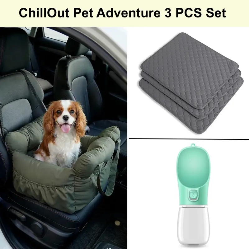 ChillOut Adventure Kit for Pets – 3-Piece Travel Set