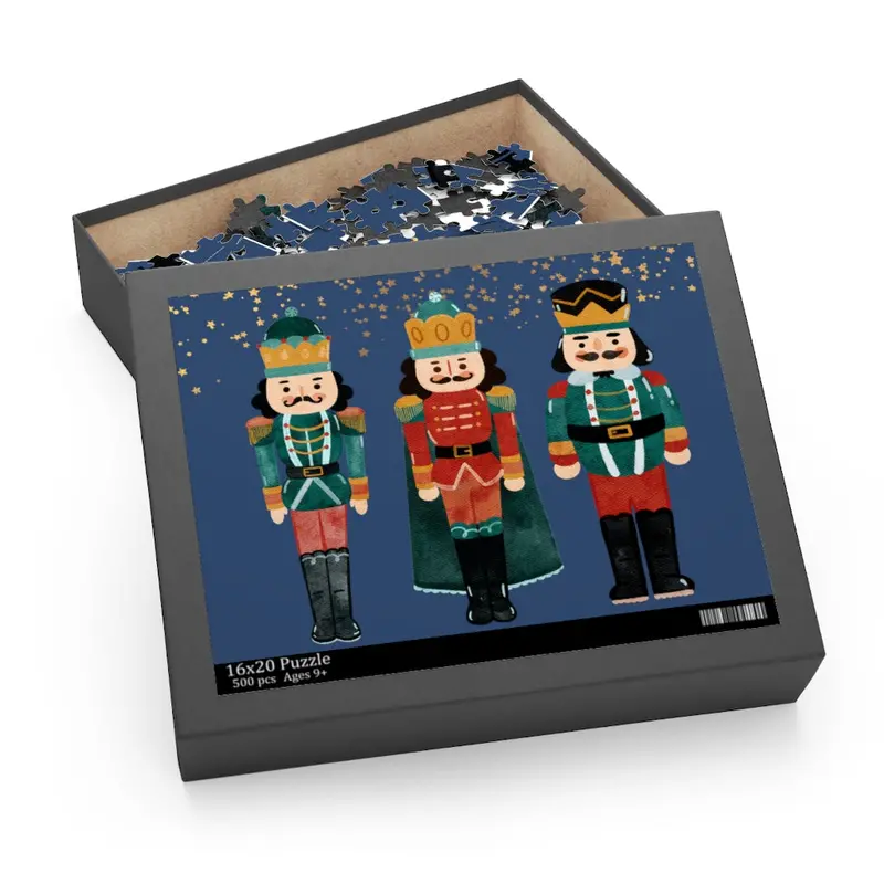 Classic Nutcracker Holiday Design 500-Piece Jigsaw Puzzle