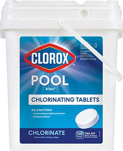 Clorox Pool&Spa Active99 3-Inch Chlorinating Tablets – 35-Pound Bulk Pack for Spa & Pool Sanitization