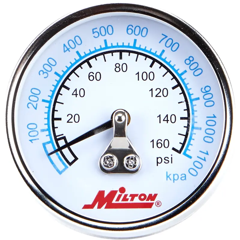 Compact 1/4″ NPT Mini High-Pressure Dial Gauge