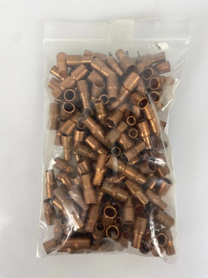 Copper Reducing Coupling: 1/4″ × 3/16″ – 154 Units