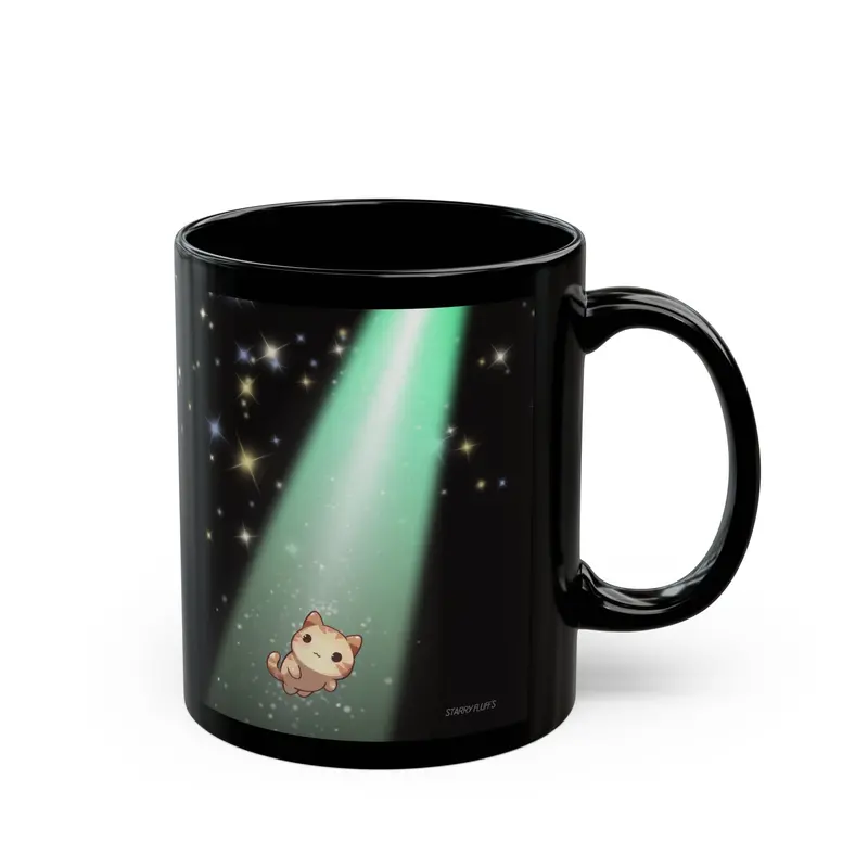 Cosmo the Cat Galaxy Coffee Mug