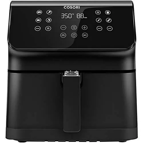 COSORI 5.8-Quart 12-in-1 Air Fryer Oven – Digital Touchscreen, 100 Recipes, Preheat & Shake Reminder, Black XL Model