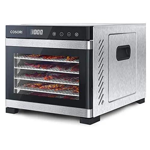 COSORI 6-Tray Food Dehydrator – Digital Temp & Timer Control, ETL/FDA Certified for Jerky, Fruit, Herbs & Pet Treats
