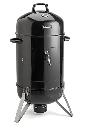 Cuisinart COS-118 Vertical Charcoal Smoker – 18″ Tall Offset Smoking Grill