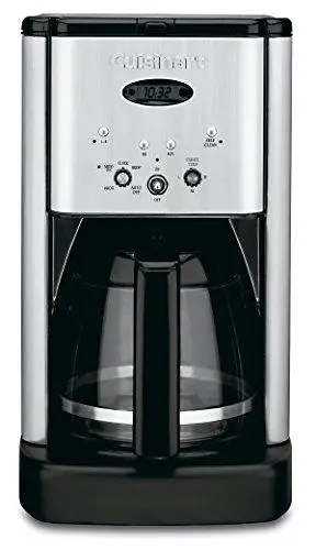 Cuisinart DCC-1200 Brew Central 12-Cup Programmable Coffeemaker – Black and Silver Drip Brewer with Auto-Shutoff and Brew Strength Control