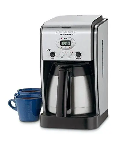 Cuisinart DCC-2750 Extreme Brew Coffeemaker – 10-Cup Thermal Programmable Coffee Brewer in Silver