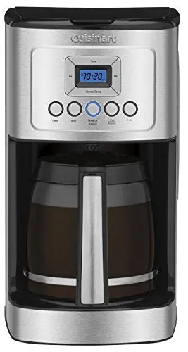 Cuisinart DCC-3200P1 PerfecTemp 14-Cup Programmable Coffeemaker – Stainless Steel, Glass Carafe, Precision Temperature Control