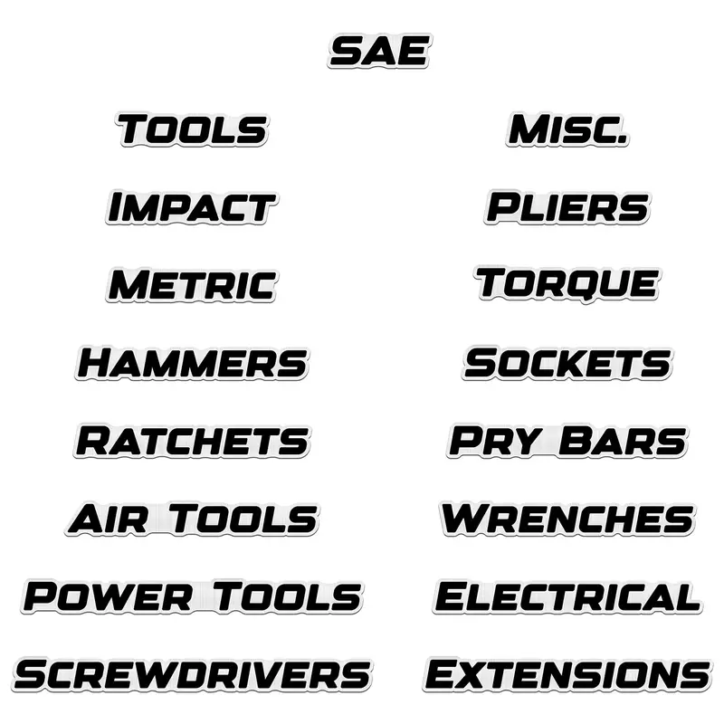 Custom Aluminum Toolbox Emblem Badges