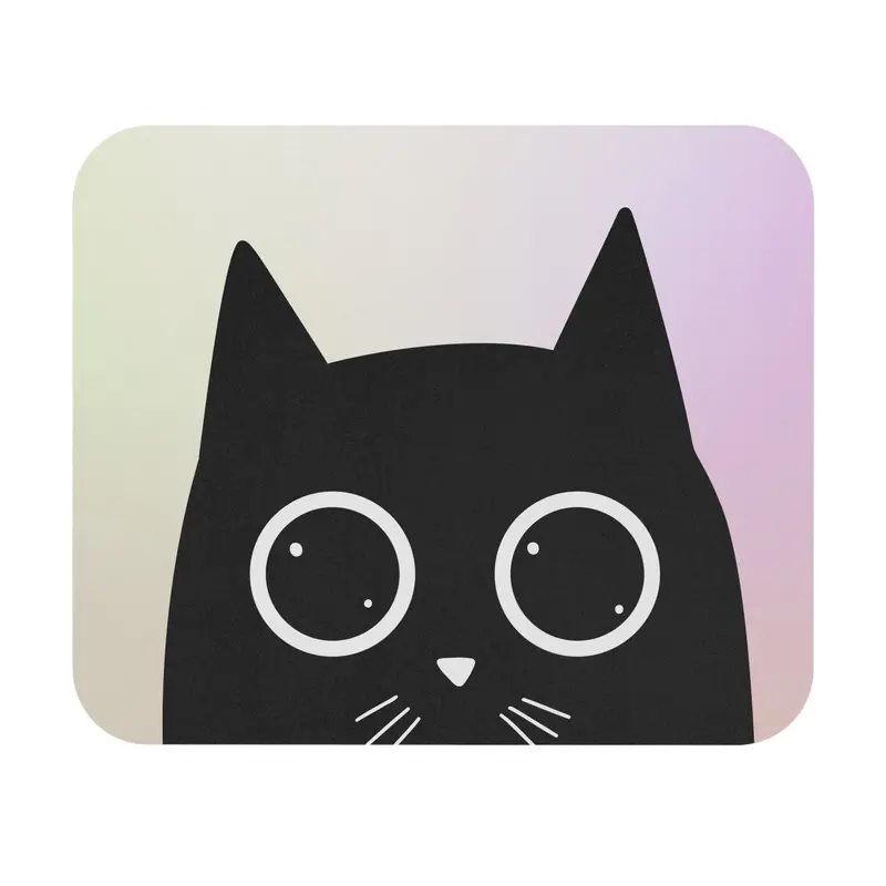 Cute Cartoon Cat Mouse Pad – Soft Surface for Daily Use