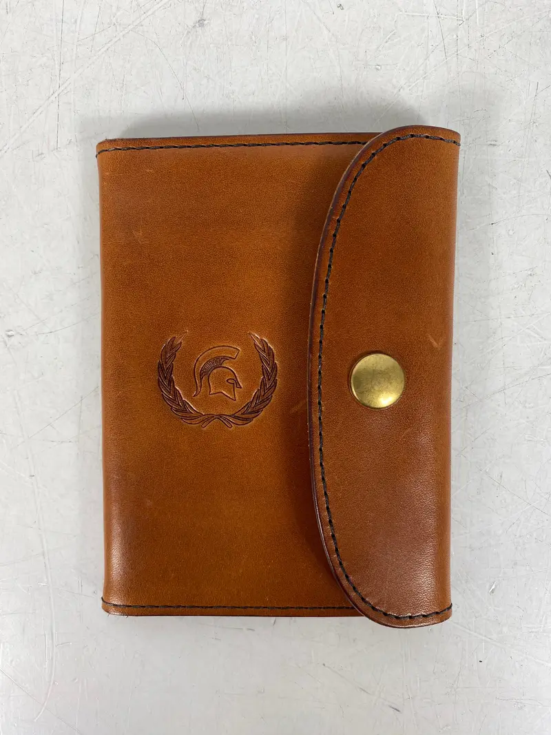 Darker MFG Co. Premium Leather Passport Holder – Michigan State University Design