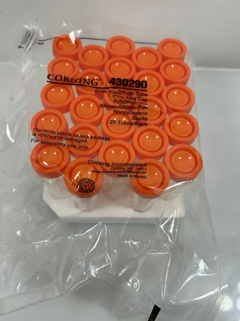 Denville Scientific 50mL Conical Centrifuge Tubes – Small Pack (25 per Box)