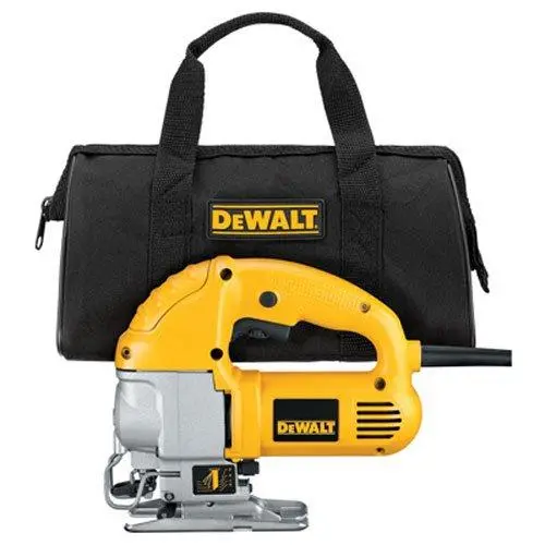 DEWALT DW317K 5.5-Amp Top-Handle Jigsaw – Lightweight, Variable-Speed Cutting Tool