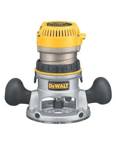 DEWALT DW618 Fixed-Base Router – 2-1/4 HP, Variable Speed for Precision Woodworking