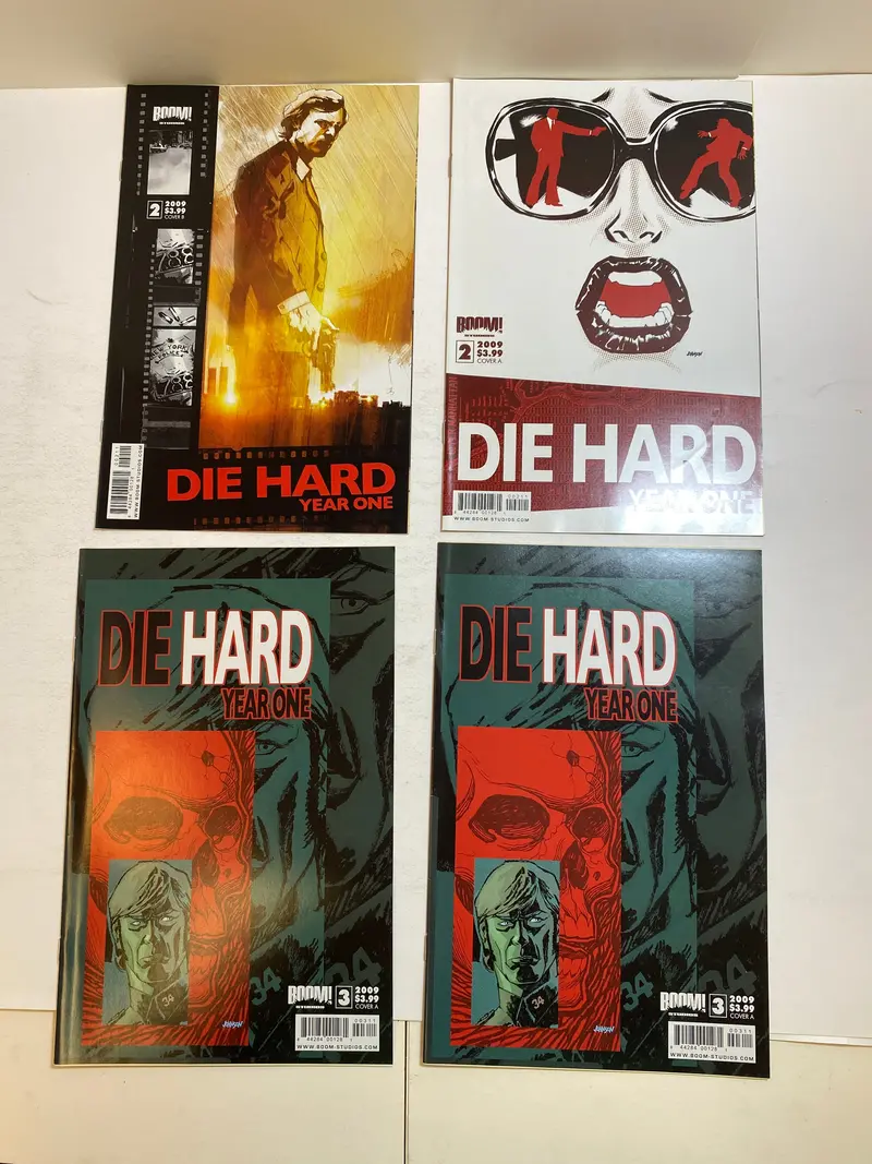 Die Hard Year One Comic Book Lot – Boom Studios, 2009 (4 Issues)