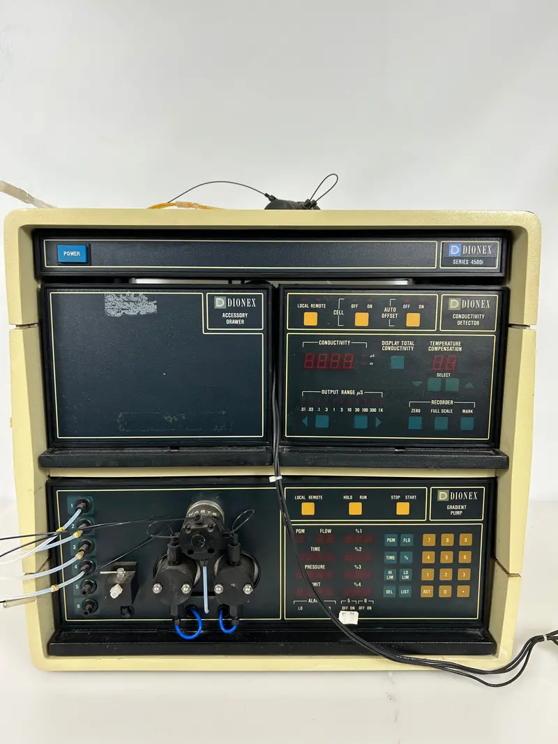 Dionex 4500i Series Conductivity Detector & Gradient Pump – Lab-Grade HPLC Module (Unverified)
