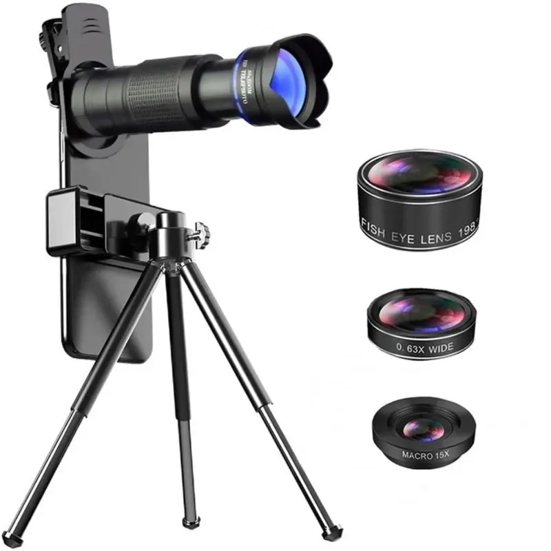 Dragon 36X Mobile Lens Kit with Adjustable Tripod Stand