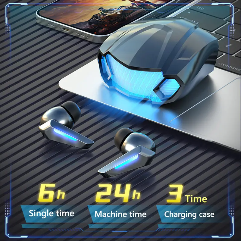 Dragon Space True Wireless Earbuds – Bluetooth 5.2 Gaming Audio