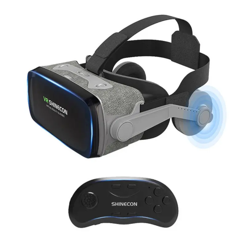 Dragon Storm 7 VR Stereo 3D Fabric Headset for Immersive Gaming