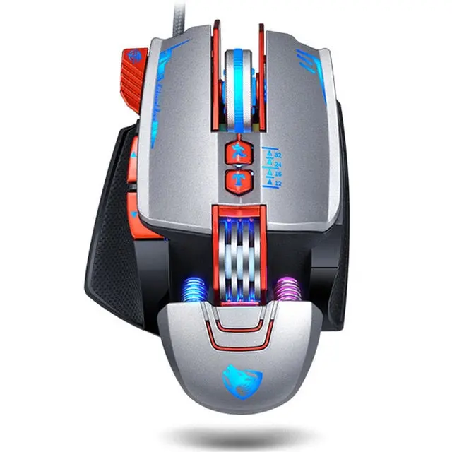 Dragon V9 Pro Gaming Mouse – 8-Button Layout, Adjustable DPI & RGB LED