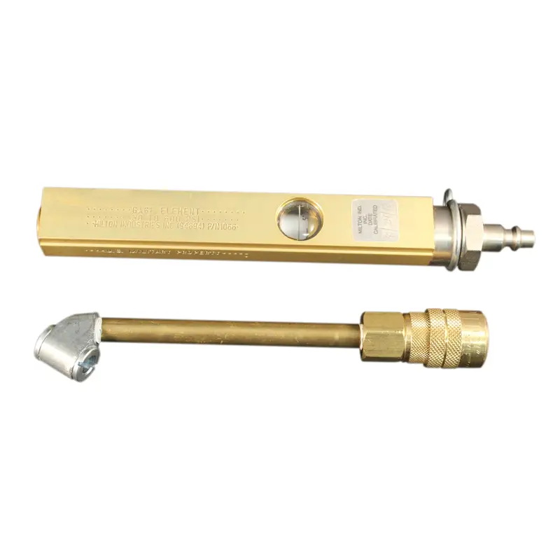 Dual-Head Air Chuck Gauge Assembly – 0–600 PSI Commercial Range