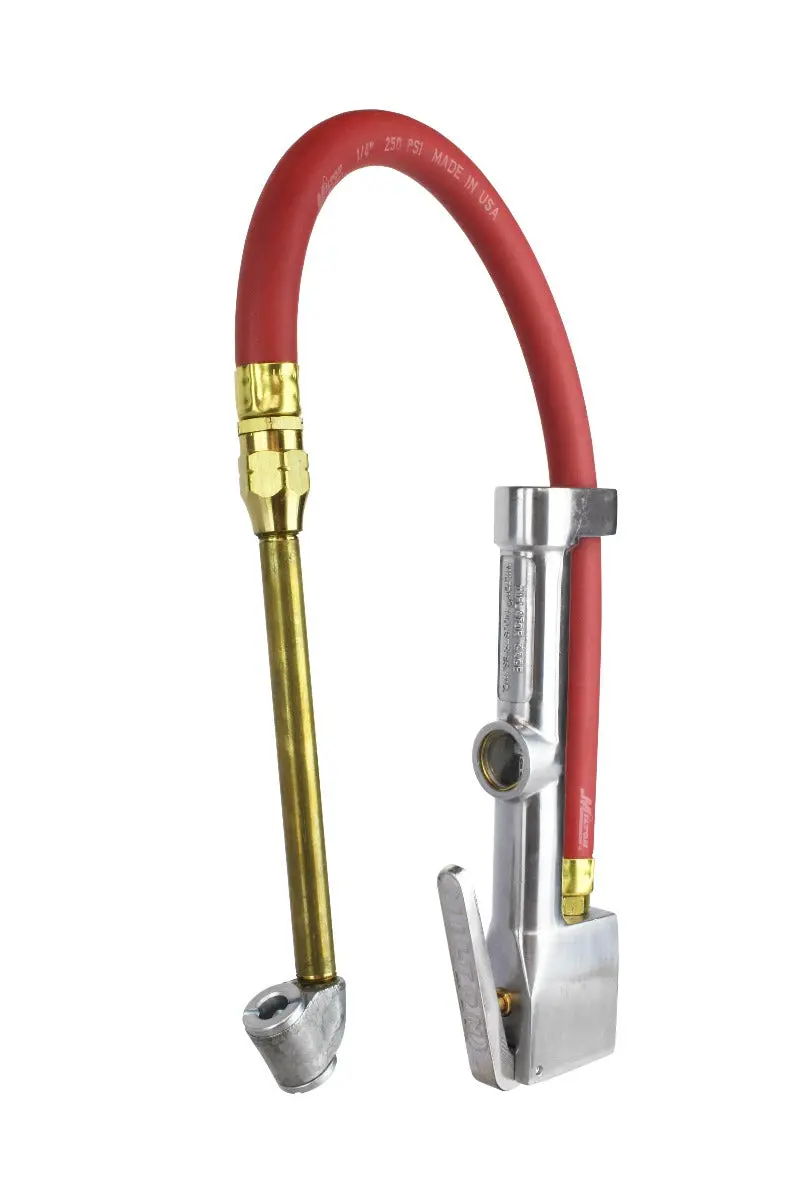 Dual-Head Chuck Tire Inflator Gauge – 15-Inch Hose (5-Pack)