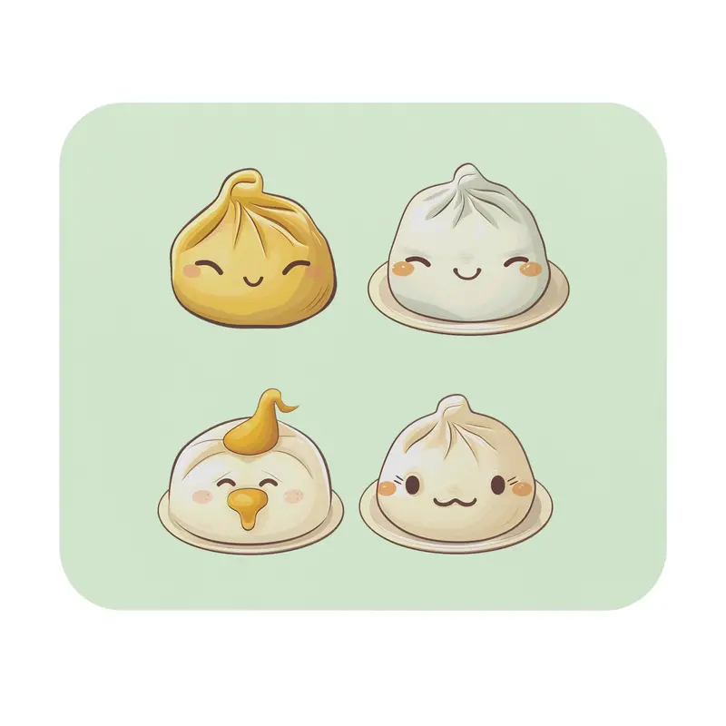 Dumpling Design Mouse Pad