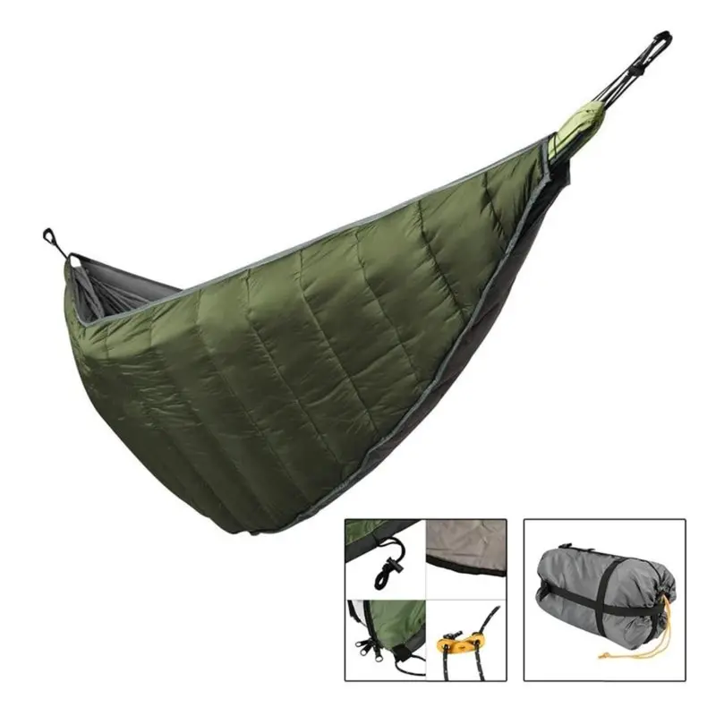 Durable Nylon Camping Hammock Underquilt – Waterproof & Lightweight
