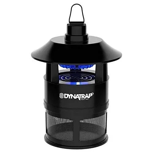 DynaTrap DT1000 ¼-Acre Mosquito Trap – UV Light + CO₂ Attractant Outdoor Insect Control Device (Black)