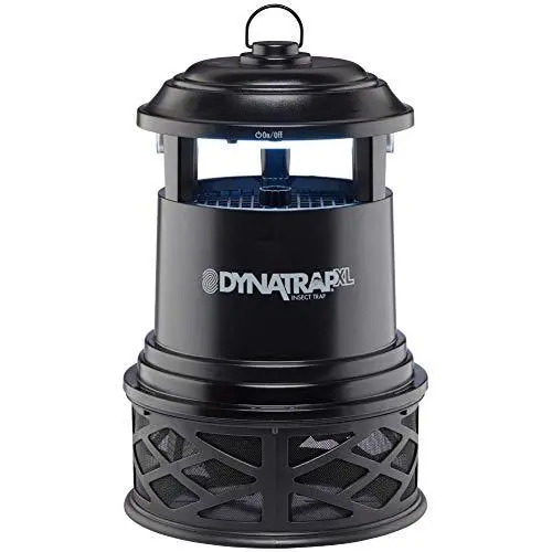 DynaTrap DT2000XLP-AZSR Extra-Large Insect Trap – Decorative 1-Acre Coverage Mosquito Eliminator with Enhanced UV Light & Fan Suction (Black Décora Style)