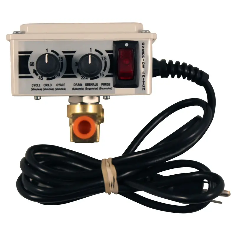 Electronic Auto Drain Valve with Integrated Y-Strainer