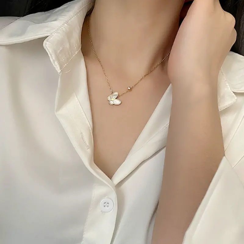 Elegant Butterfly Pendant Necklace for Women