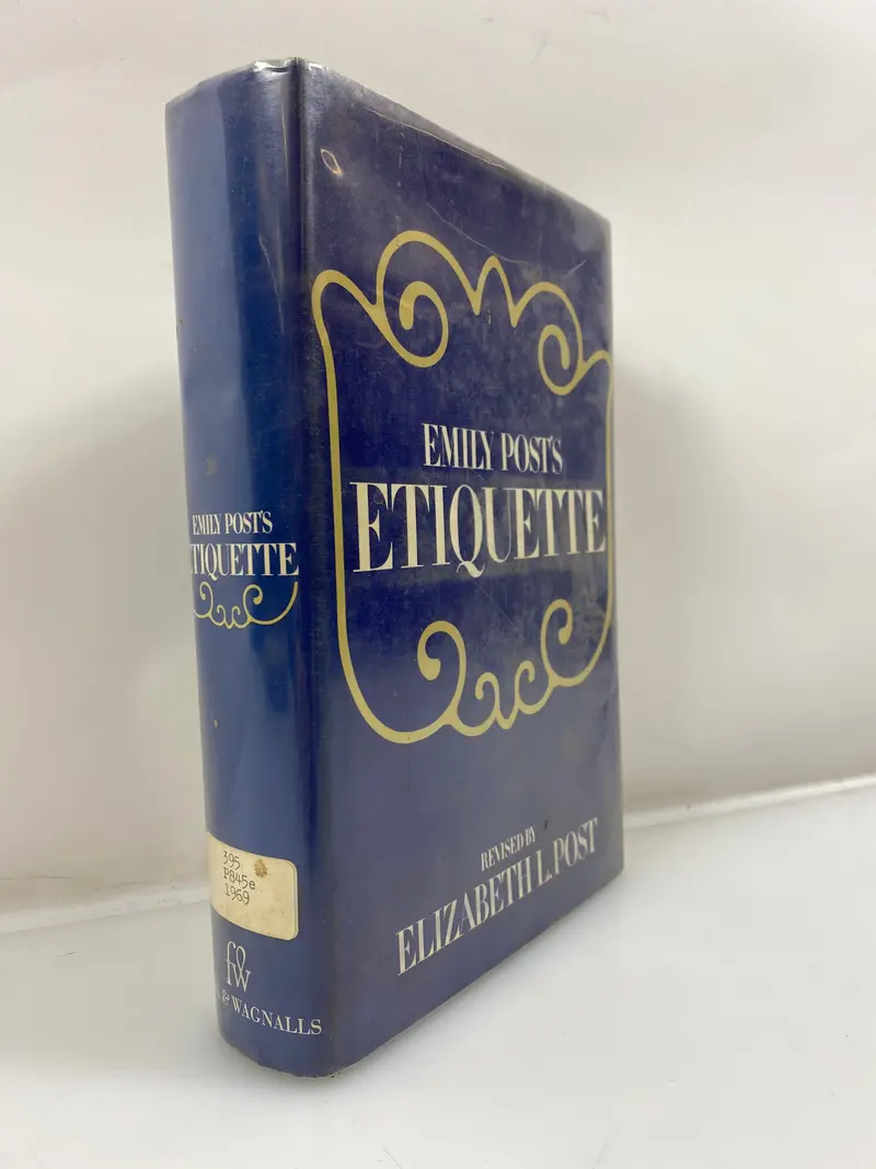 Emily Post’s Etiquette by Elizabeth Post (1969) – Ex-Library Hardcover Edition