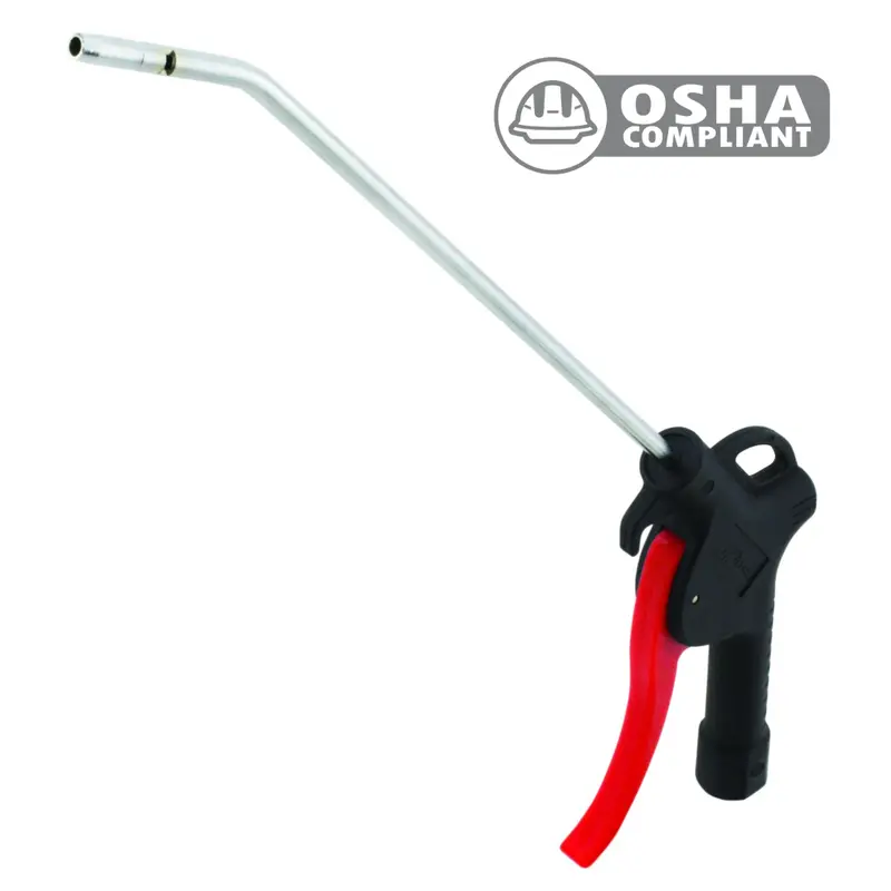 Ergonomic Pistol-Grip Blow Gun with 10″ Extended Safety Tip (Model S-167)