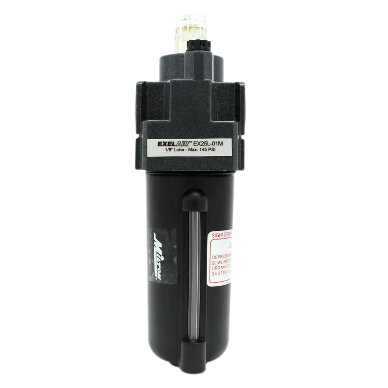 EXELAIR® Mini Lubricator – 1/8-Inch NPT, Metal Bowl Design