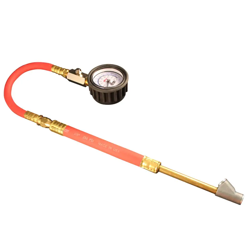 Extended-Reach Dial Pressure Gauge – 0 to 160 PSI, Ergonomic Design