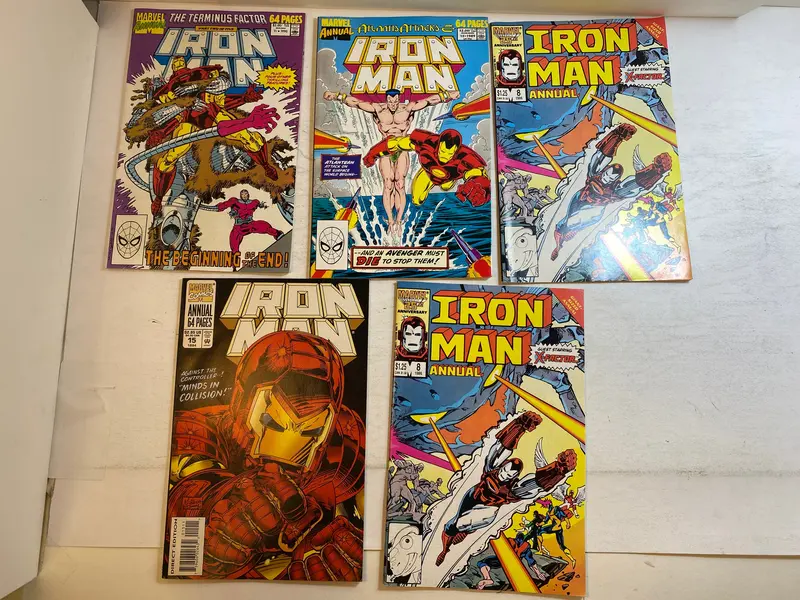 Five Iron Man Annuals (1986–1994) – Marvel Comic Collection