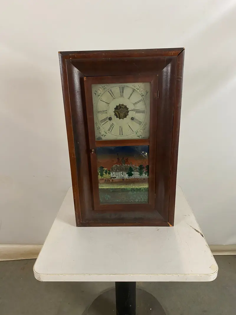 Forrestville Clock Co. Brass Mantel Clock – Antique American Made