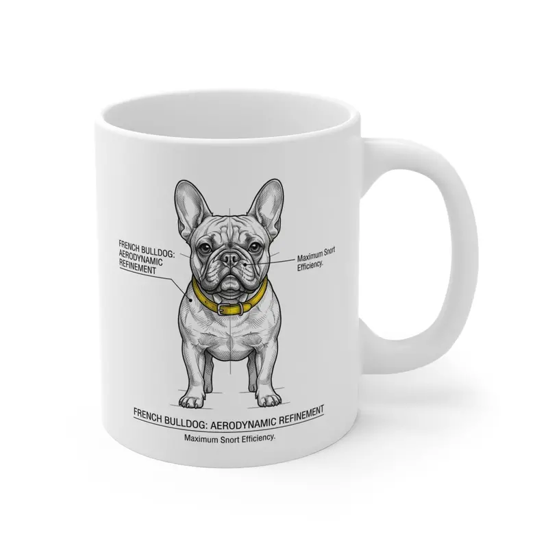 French Bulldog Aerodynamic Concept Mug