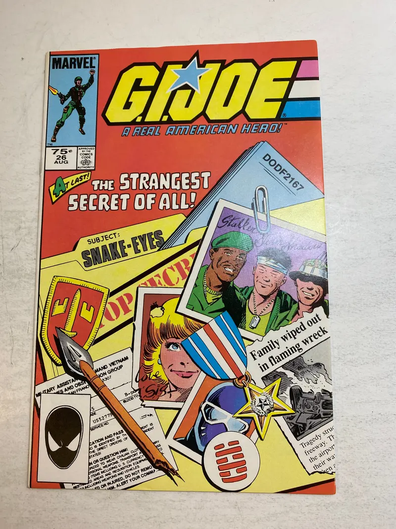 G.I. Joe #26 (1984) – Marvel Comic Starring Snake Eyes