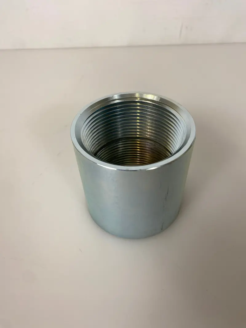 Galvanized 2-1/2-Inch Pipe Coupling, 2-Pack
