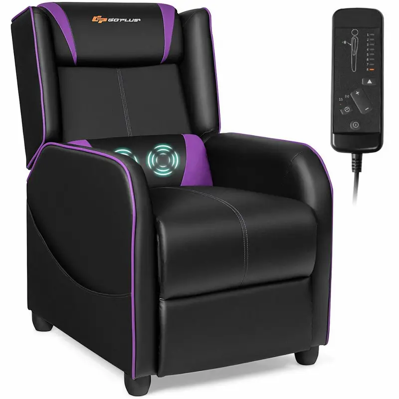 Gaming-Style Racing Massage Recliner Sofa