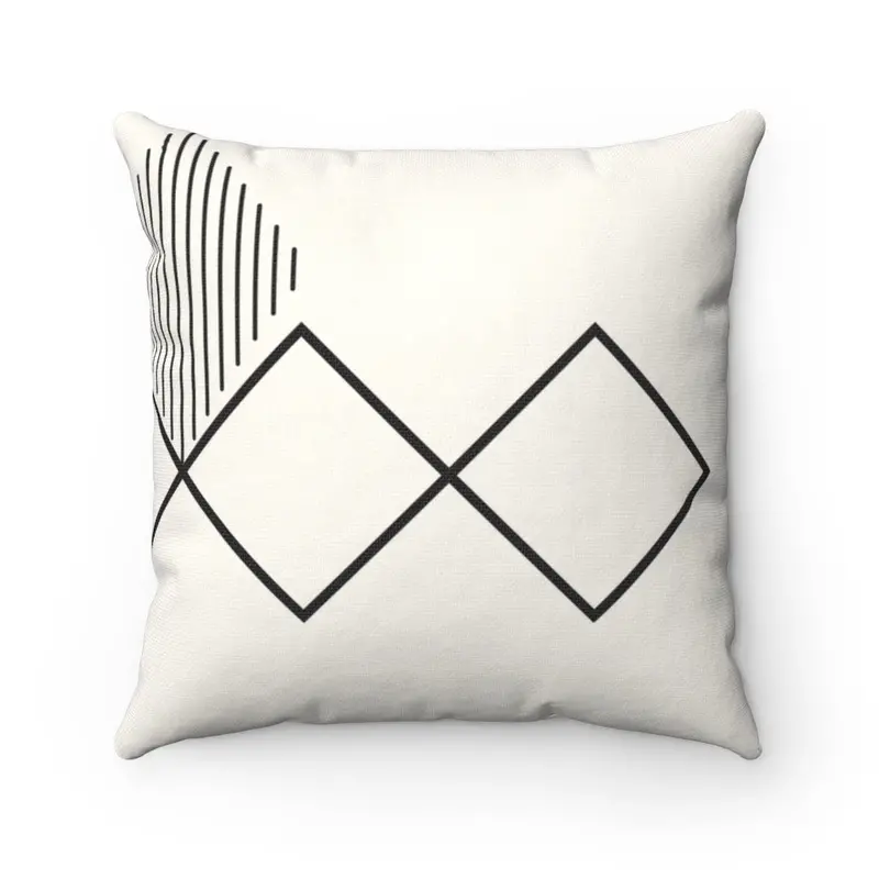 Geometric Diamond Line Cushion – 4 Size Choices